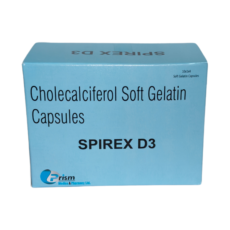 Spirex D3 — CHOLECALCIFEROL 60000 I.U
