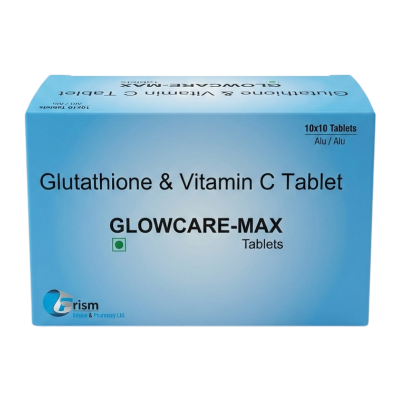 Glowcare-Max — Glutathione 500 mg + Vitamin C 40 mg 50%