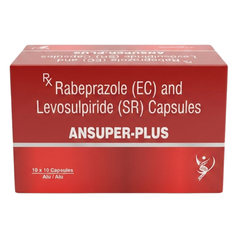 Ansuper Plus Capsule — Rabeprazole sodium 20mg + Levosulpiride 75mg
